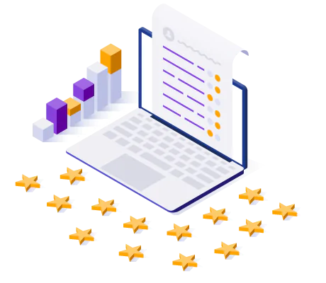 Chart illustration showing strategy process